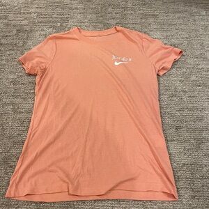 Nike, small, salmon coloured t-shirt